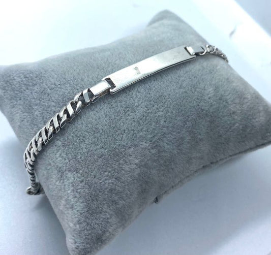 PULSERA NO ME OLVIDES UNISEX PLATA