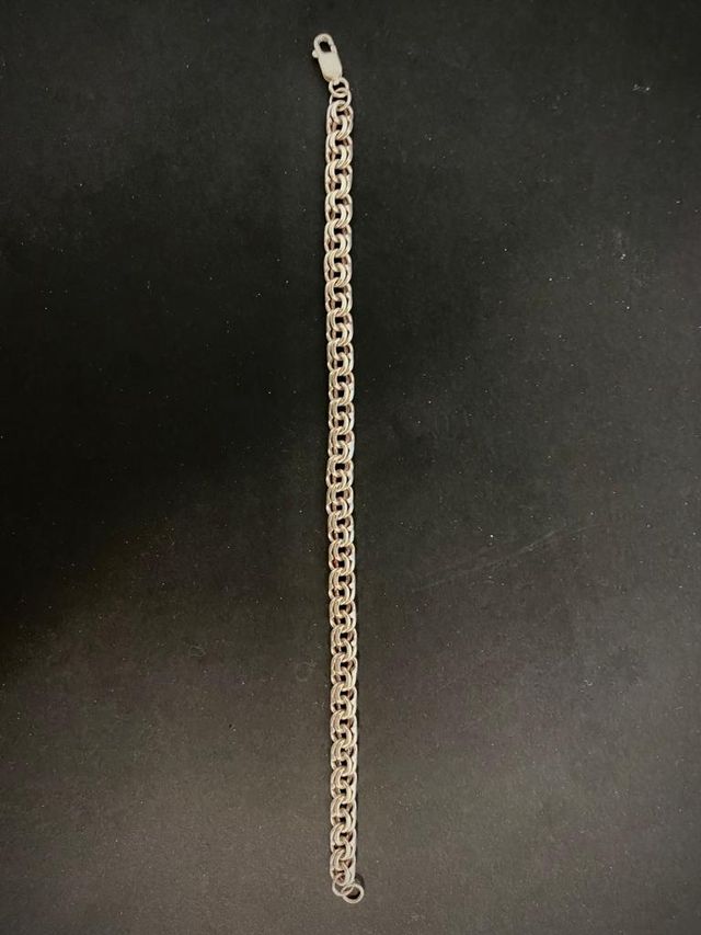 PULSERA PLATA 925 DE DOBLE ESLABÓN