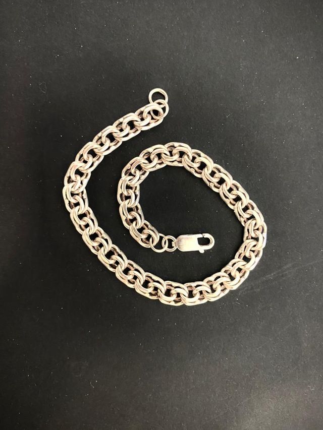 PULSERA PLATA 925 DE DOBLE ESLABÓN