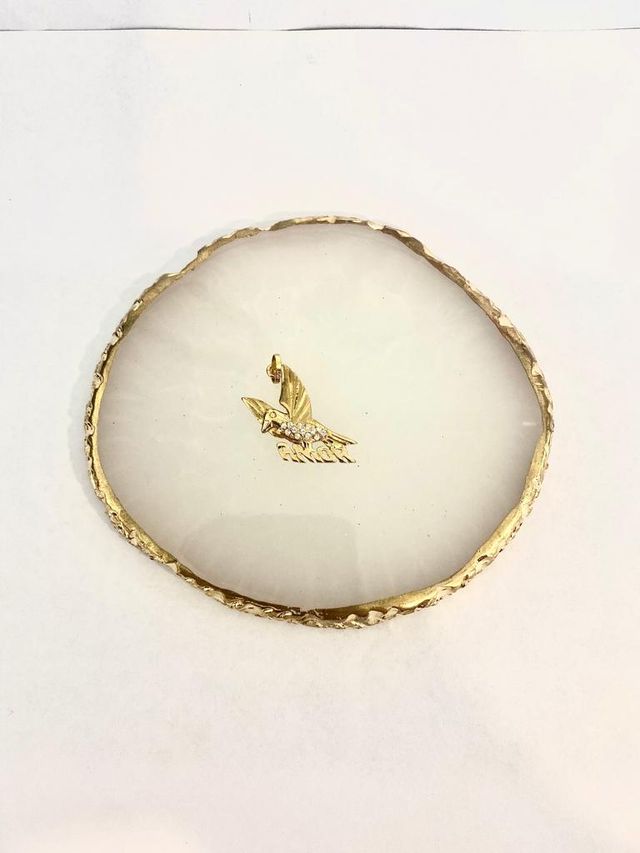 COLGANTE PAJARO AMOR, ORO 18KT